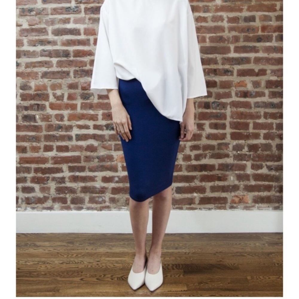 MIMU MAXI SKIRT LEGGINGS MIDI (ROYAL BLUE) - M